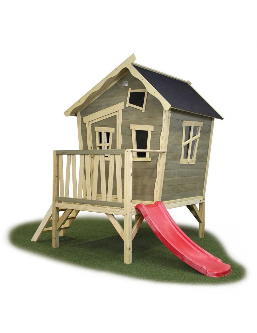 Juegos Aire Libre Exit Toys | Casa Madera Ni Os Exit Crooky 300