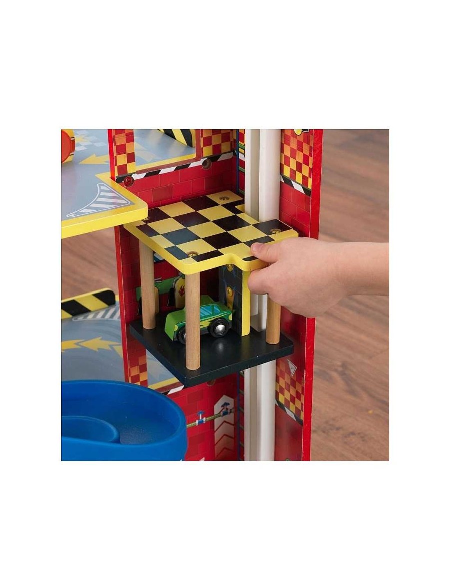 Juegos Y Juguetes Kidkraft Garajes Y Veh Culos | Megarrampa De Carreras De Madera - Kidkraft