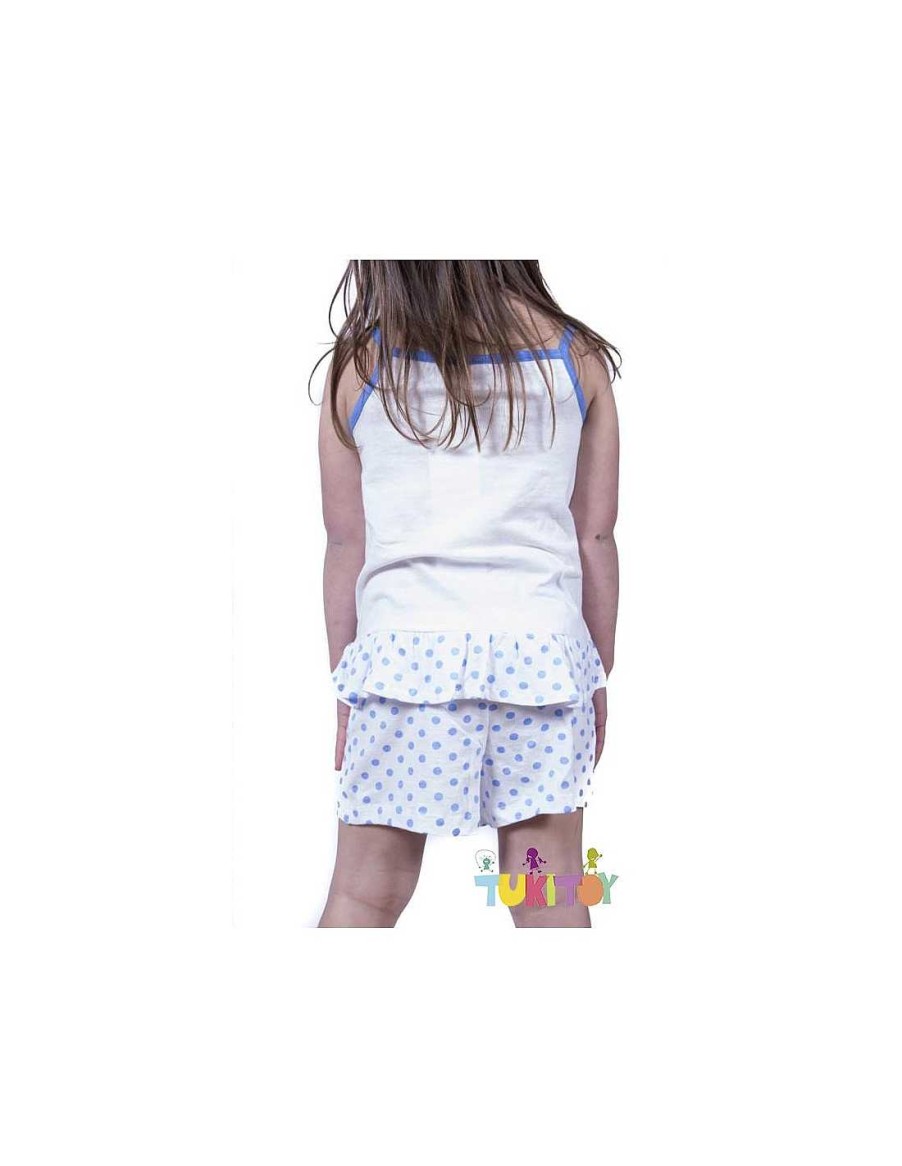 Para El Beb TukiToy | Pijama Minnie Mouse Blanco-Azul