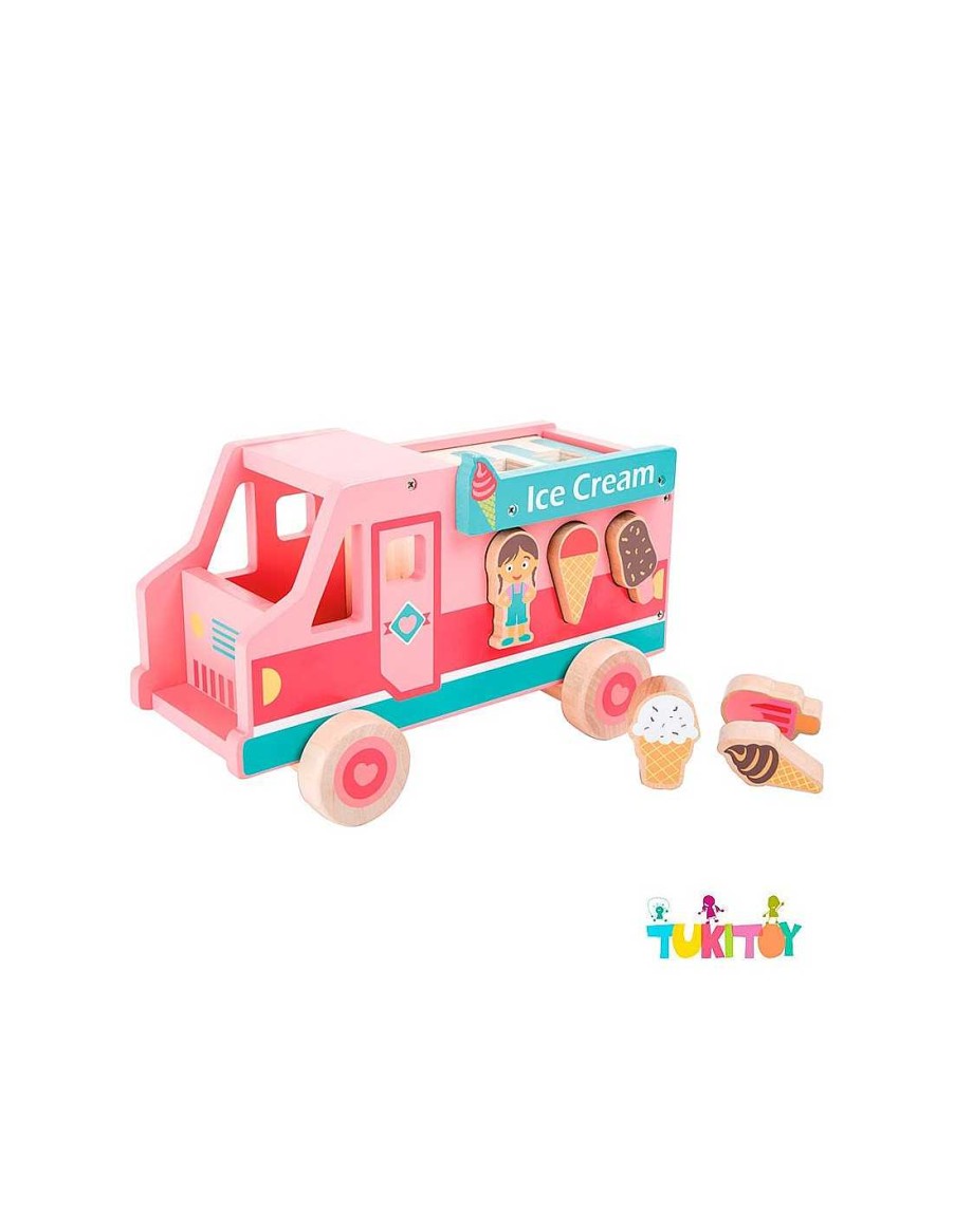 Juegos Y Juguetes Legler Juguetes Educativos Para Beb S | Juego De Encaje Carrito De Helados Legler