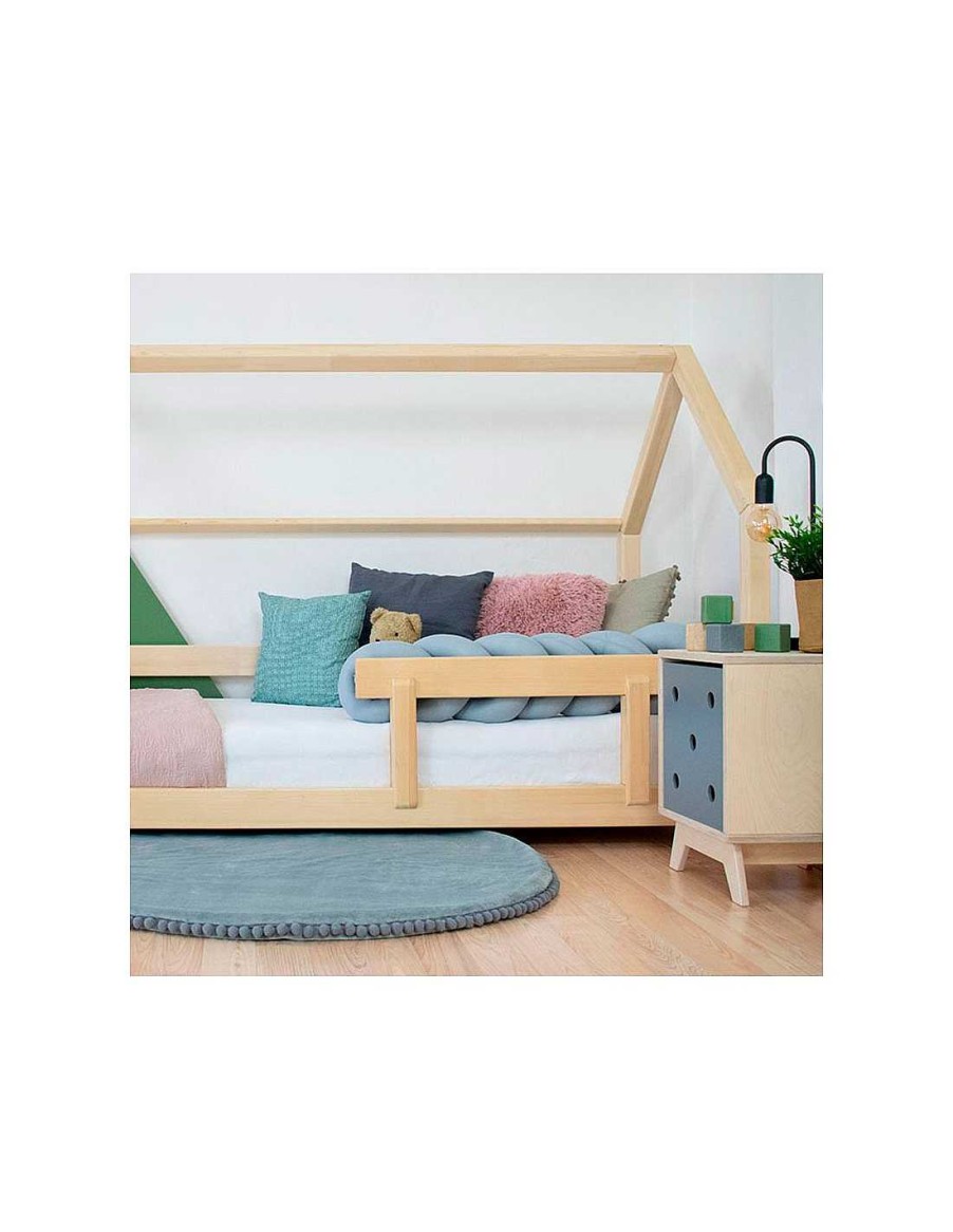 Mobiliario TukiToy | Cama Montessori Casita Tery Con Barrera De Seguridad