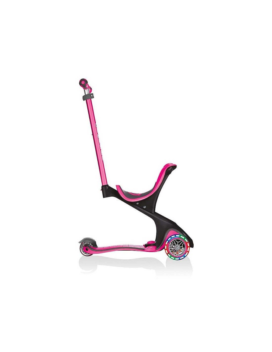 Juegos Aire Libre Globber | Patinete Go Up Comfort Lights Rosa - Globber