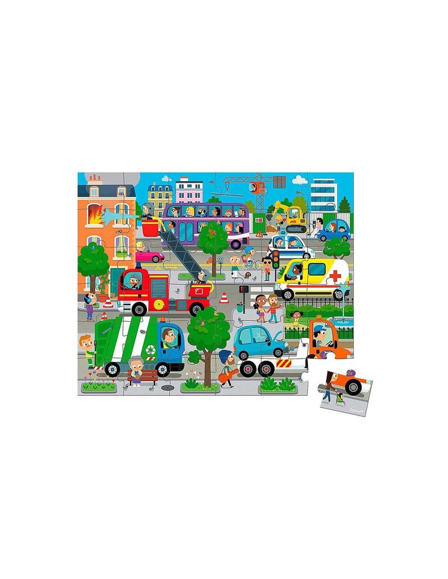 Juegos Y Juguetes Janod Puzzles | Puzle Conocemos La Ciudad Janod