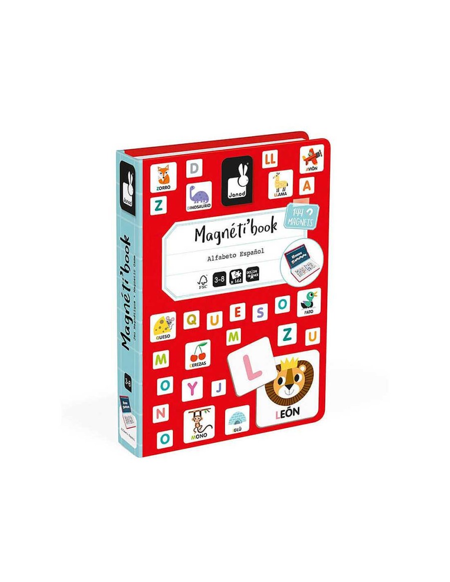 Juegos Y Juguetes Janod Juegos Del Lenguaje | Magnetibook Alfabeto Espa Ol - Janod