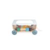 Juegos Y Juguetes Janod Juegos Construcci N | Carrito Con Bloques Para Arrastrar Sweet Cocoon - Janod