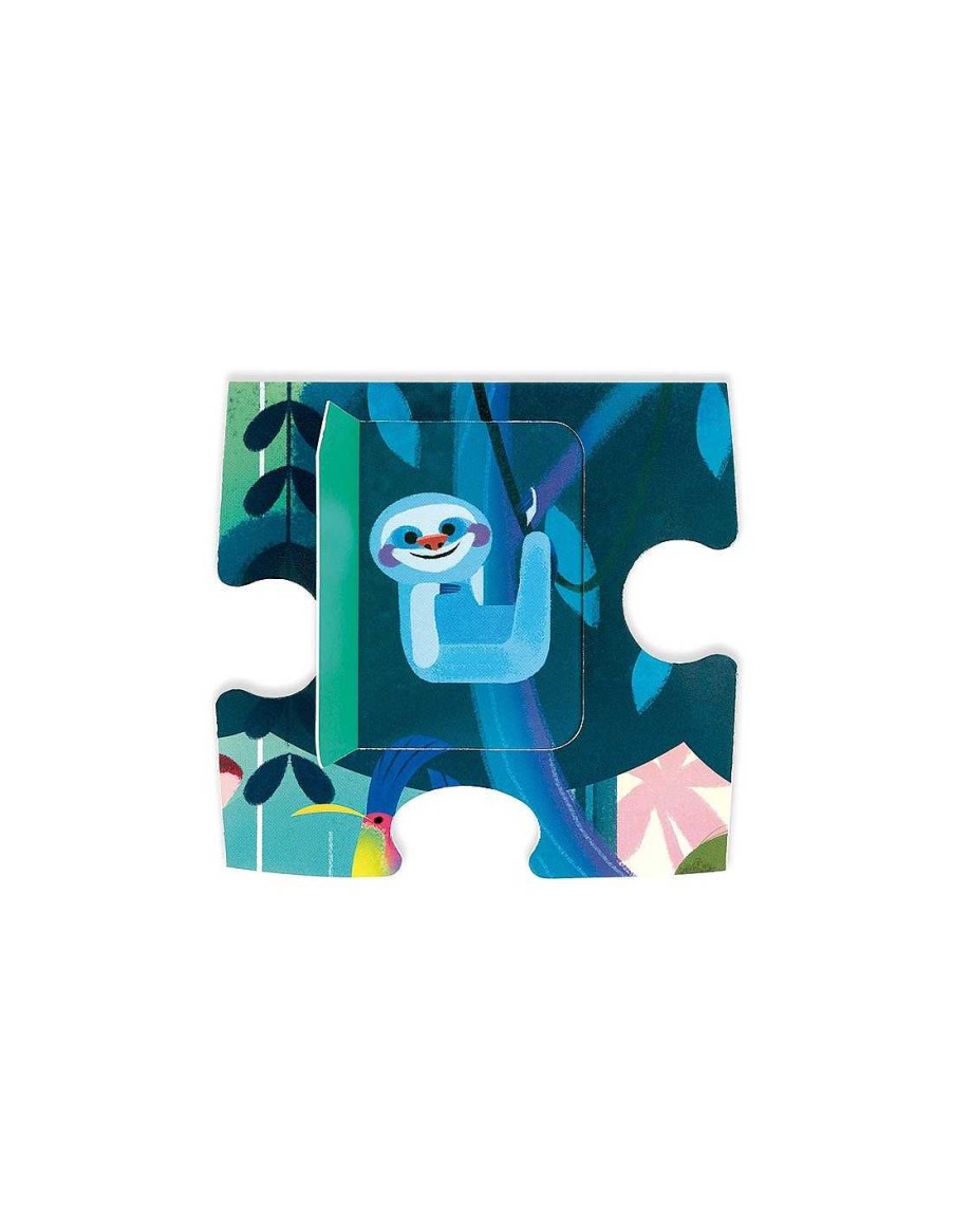 Juegos Y Juguetes Janod Puzzles | Puzle Sorpresa: Fiesta En La Selva Janod