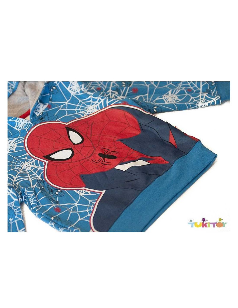 Para El Beb TukiToy | Sudadera Spiderman Azul Spiderman