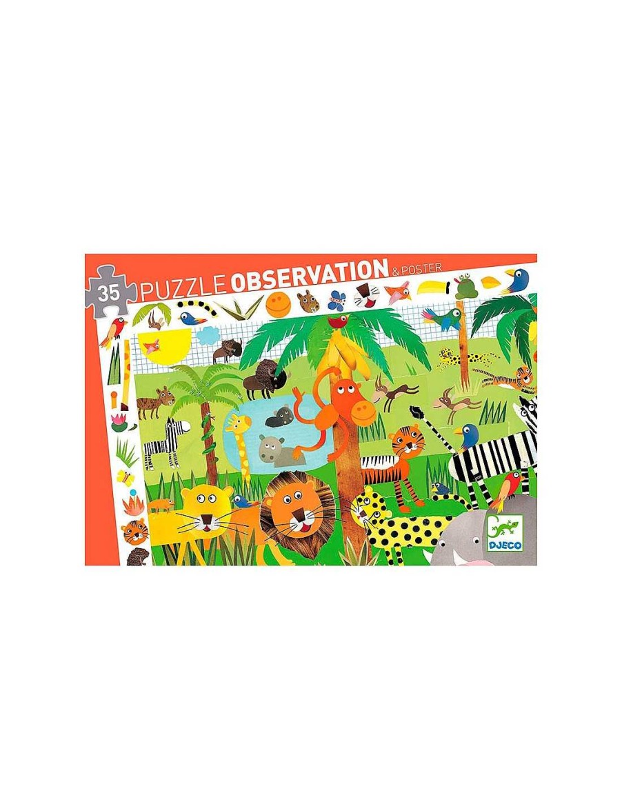 Juegos Y Juguetes Djeco Puzzles | Puzle De Observaci N: La Jungla Djeco