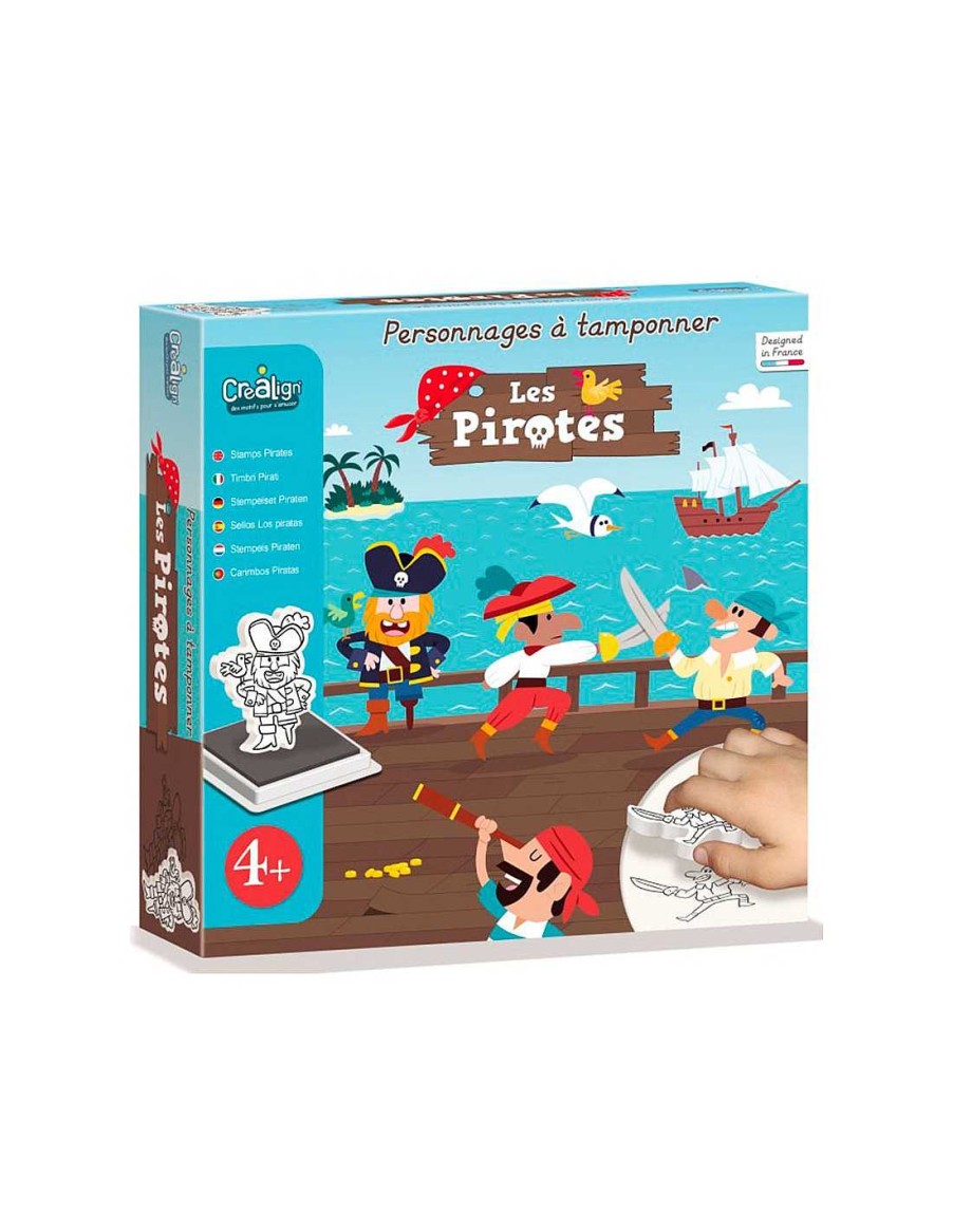 Juegos Y Juguetes Créa Lign | Sellos: Los Piratas - Crealign