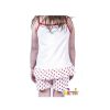 Para El Beb TukiToy | Pijama Minnie Mouse Blanco-Rojo