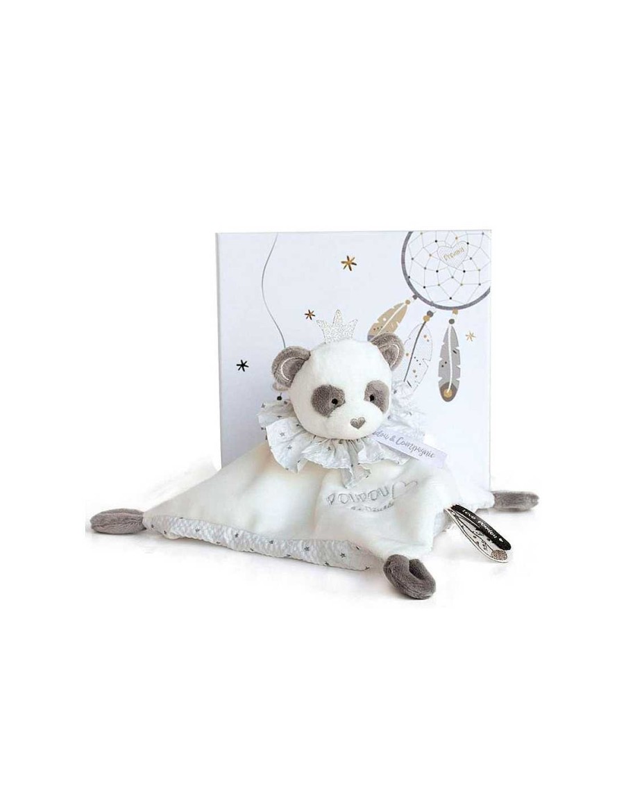 Juegos Y Juguetes Doudou Et Compagnie Mu Ecas Y Peluches | Doudou Panda Gris - Doudou Et Compagnie