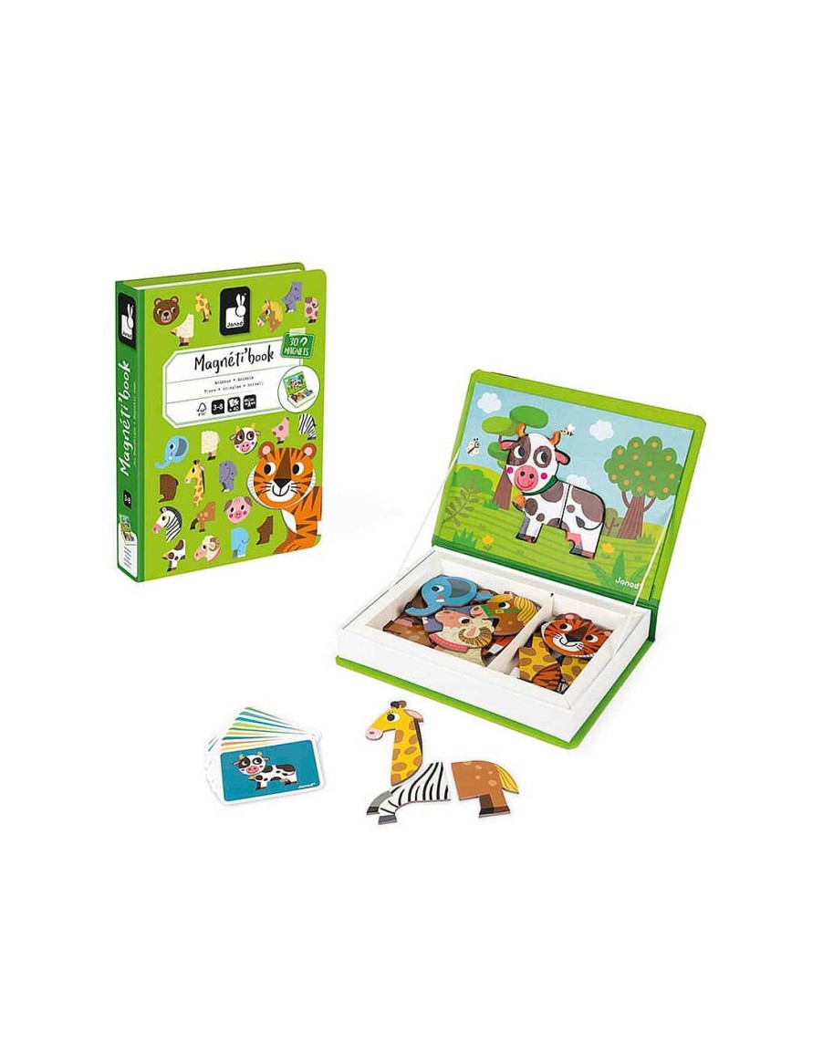 Juegos Y Juguetes Janod Puzzles | Magnetibook Animales - Janod