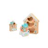 Juegos Y Juguetes Djeco Puzzles | Encajable Baby Blanco Babybird Djeco