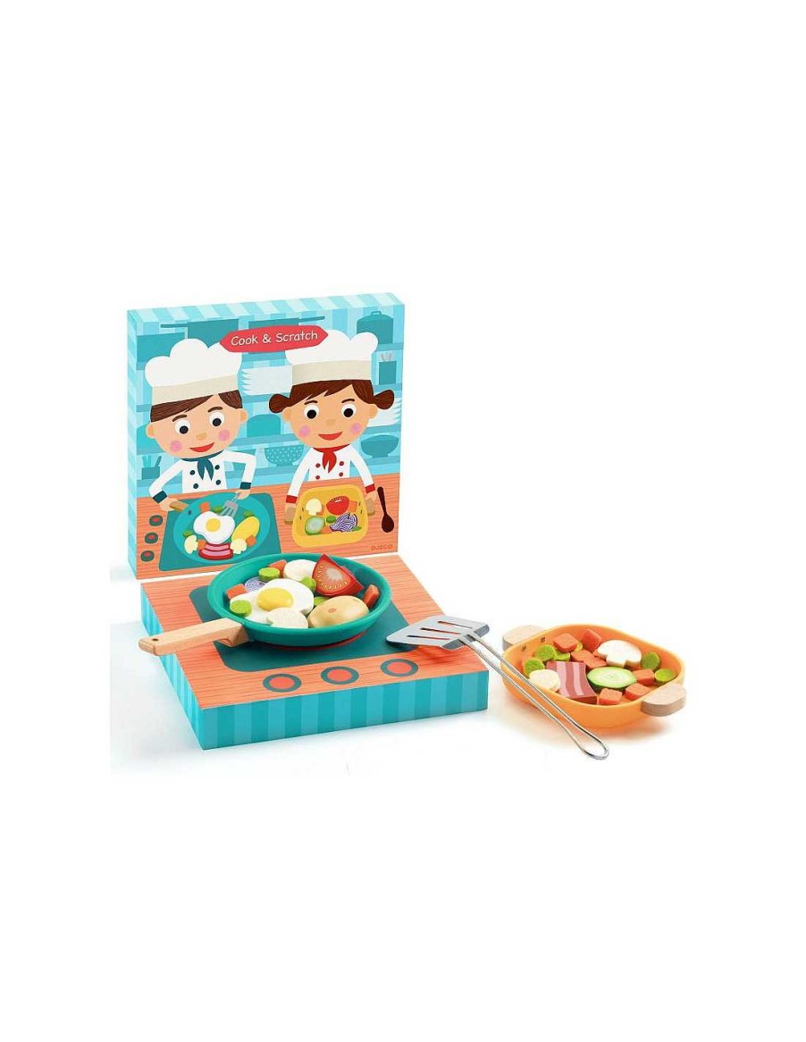 Juegos Y Juguetes Djeco Accesorios Cocinitas | Cocinando Con Cook & Scratch - Djeco