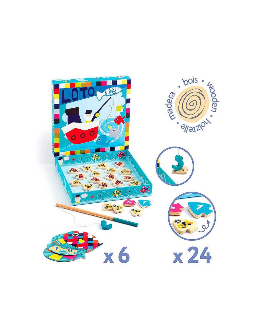 Juegos Y Juguetes Djeco Juguetes Magn Ticos | Juego De Pesca Magn Tico Navy Loto Djeco