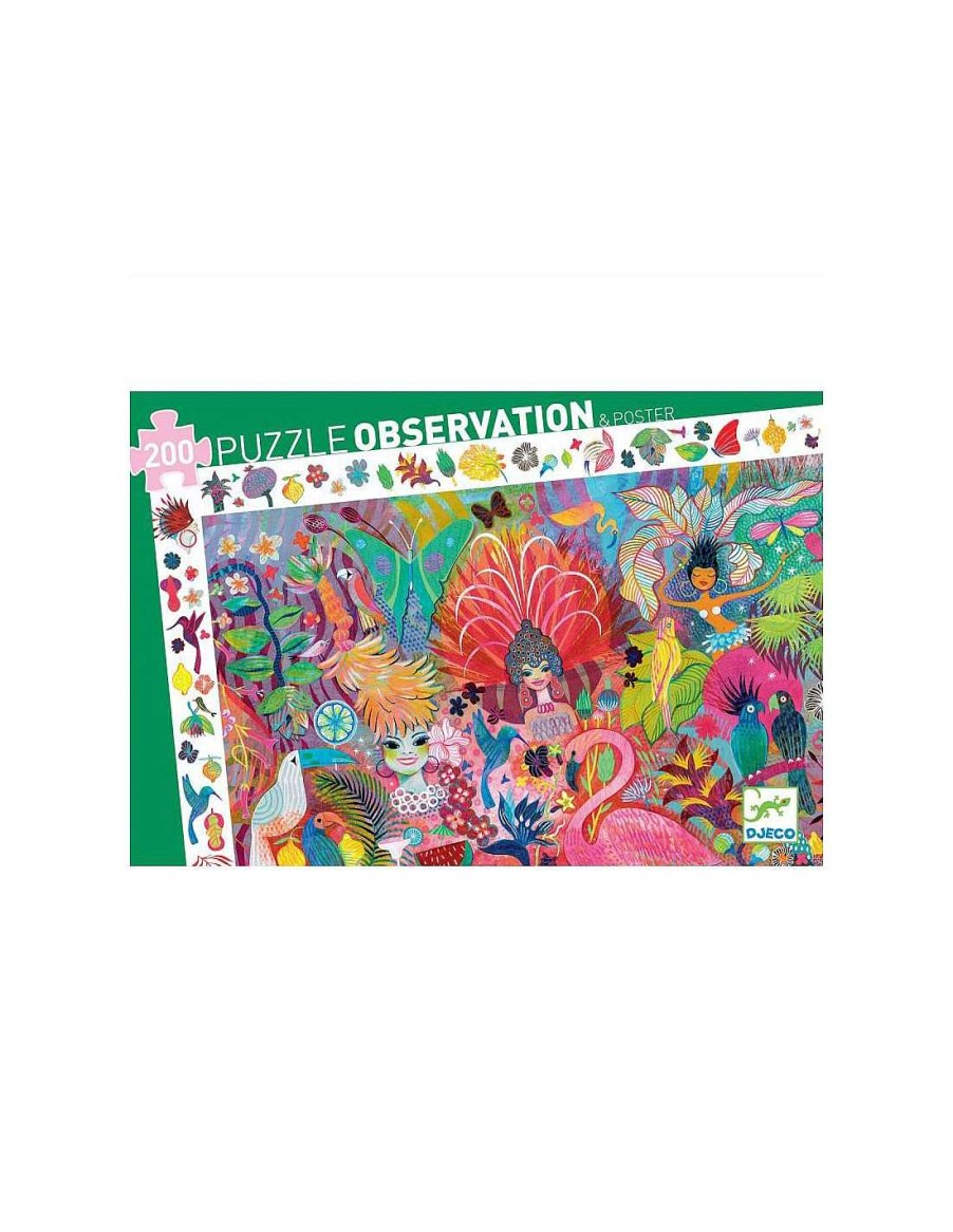 Juegos Y Juguetes Djeco Puzzles | Puzle De Observaci N: Carnaval De R O Djeco