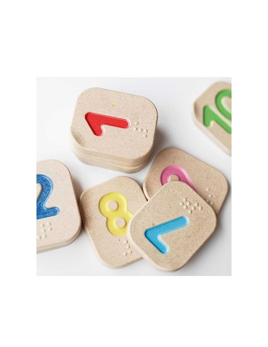 Juegos Y Juguetes PlanToys Juegos Matem Ticos | N Meros En Braille Del 1 Al 10 Plan Toys