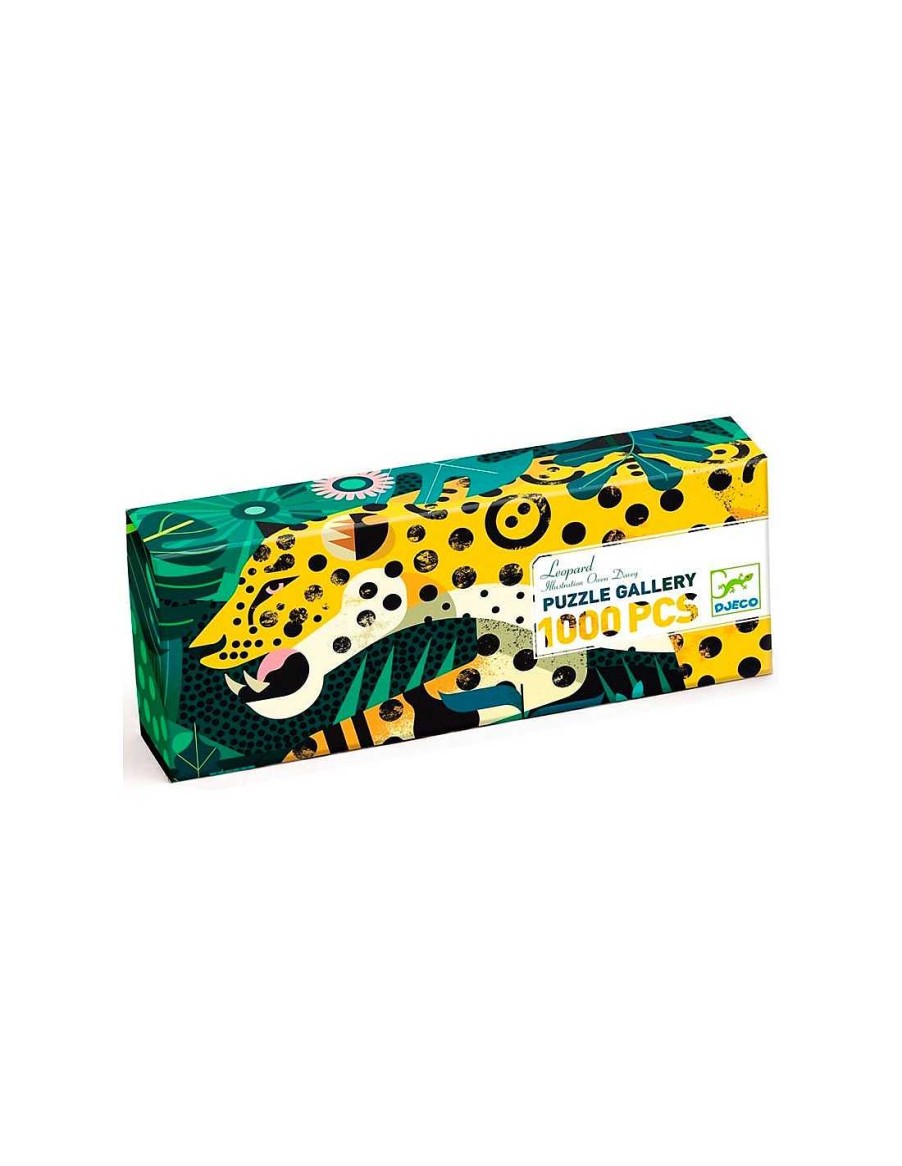 Juegos Y Juguetes Djeco Puzzles | Puzle Galer A: Leopardo 1000 Piezas Djeco