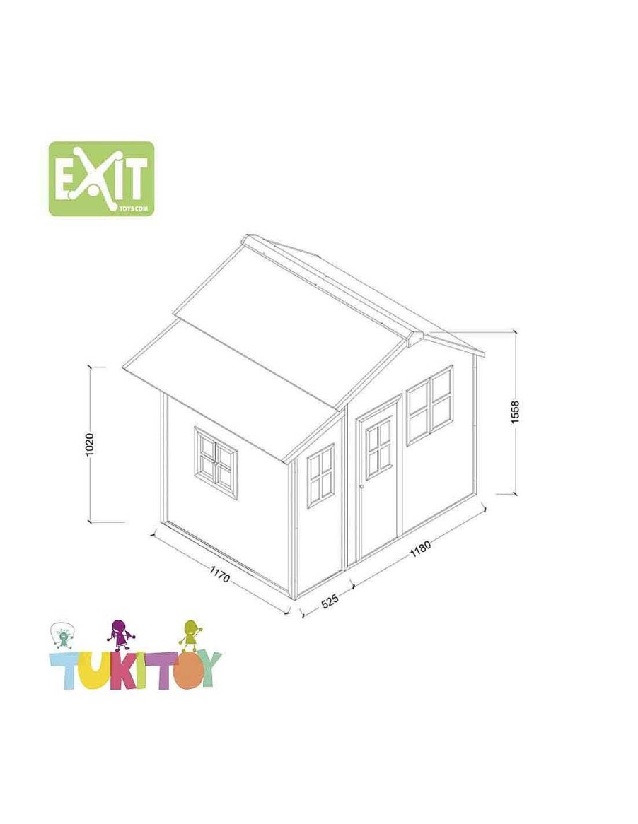 Juegos Aire Libre Exit Toys | Casita De Juegos Exit Loft 150