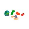 Juegos Y Juguetes Janod Puzzles | Puzzle Encajable: Escondite Dinosaurios Janod