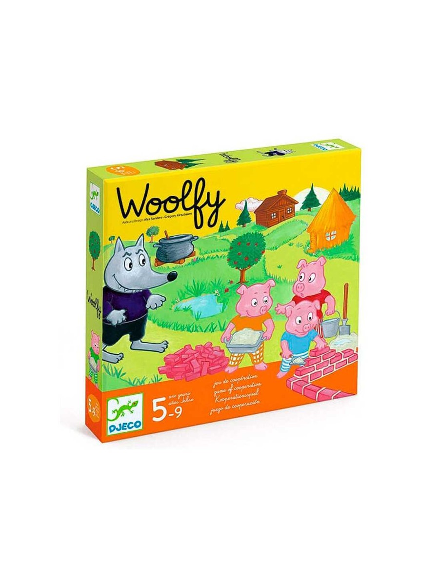 Juegos Y Juguetes Djeco Juegos En Familia | Woolfy El Lobo Y Los Tres Cerditos - Djeco