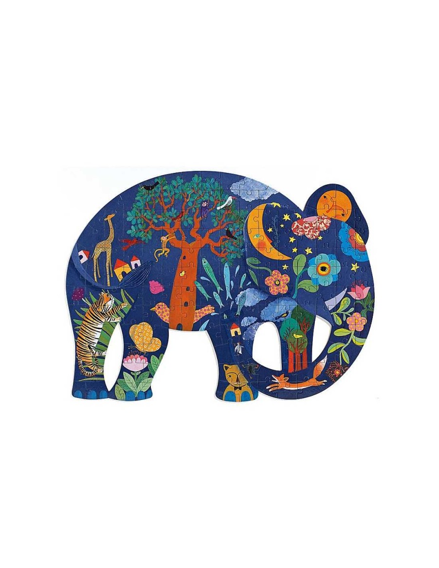 Juegos Y Juguetes Djeco Puzzles | Puzle Art Elefante Djeco