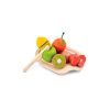 Juegos Y Juguetes PlanToys Juguetes Educativos Para Beb S | Surtido De Frutas En Bandeja Para Cortar Plan Toys