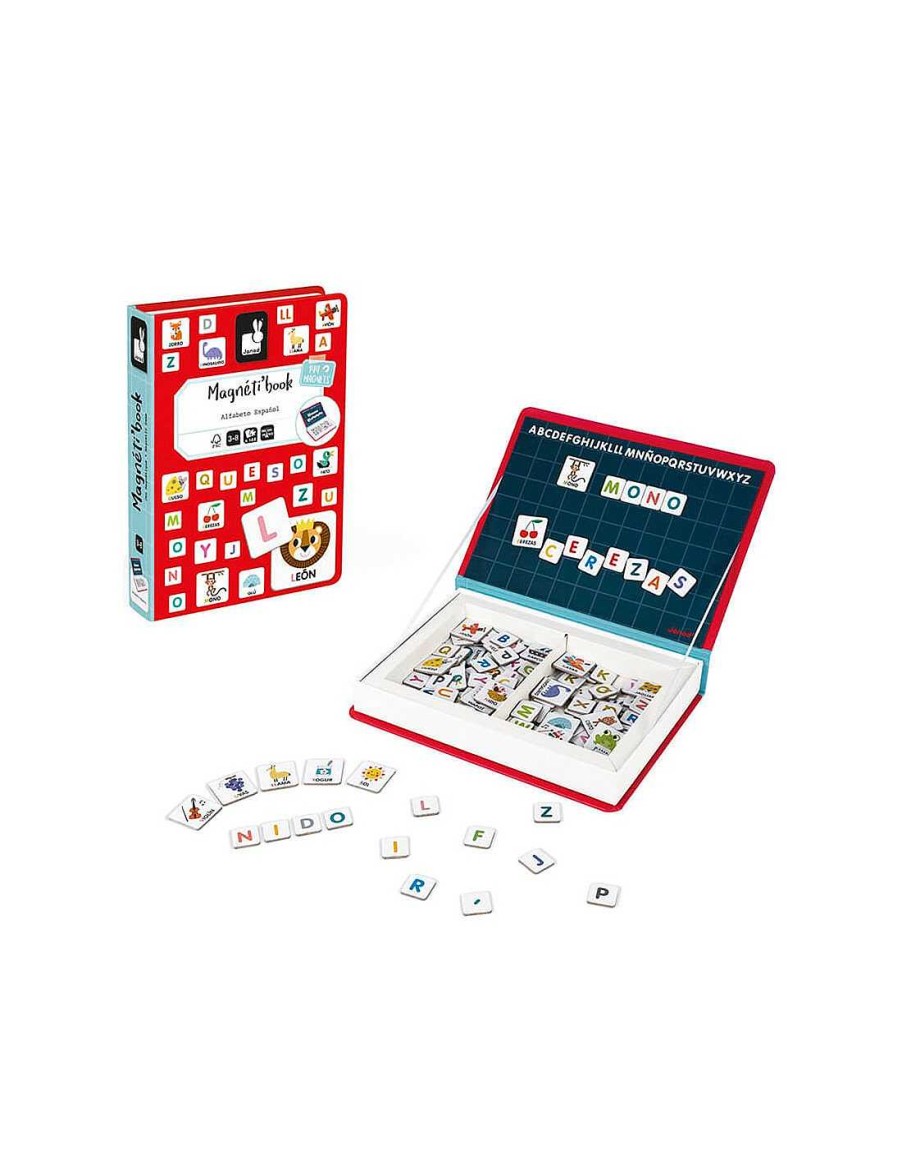 Juegos Y Juguetes Janod Juegos Del Lenguaje | Magnetibook Alfabeto Espa Ol - Janod