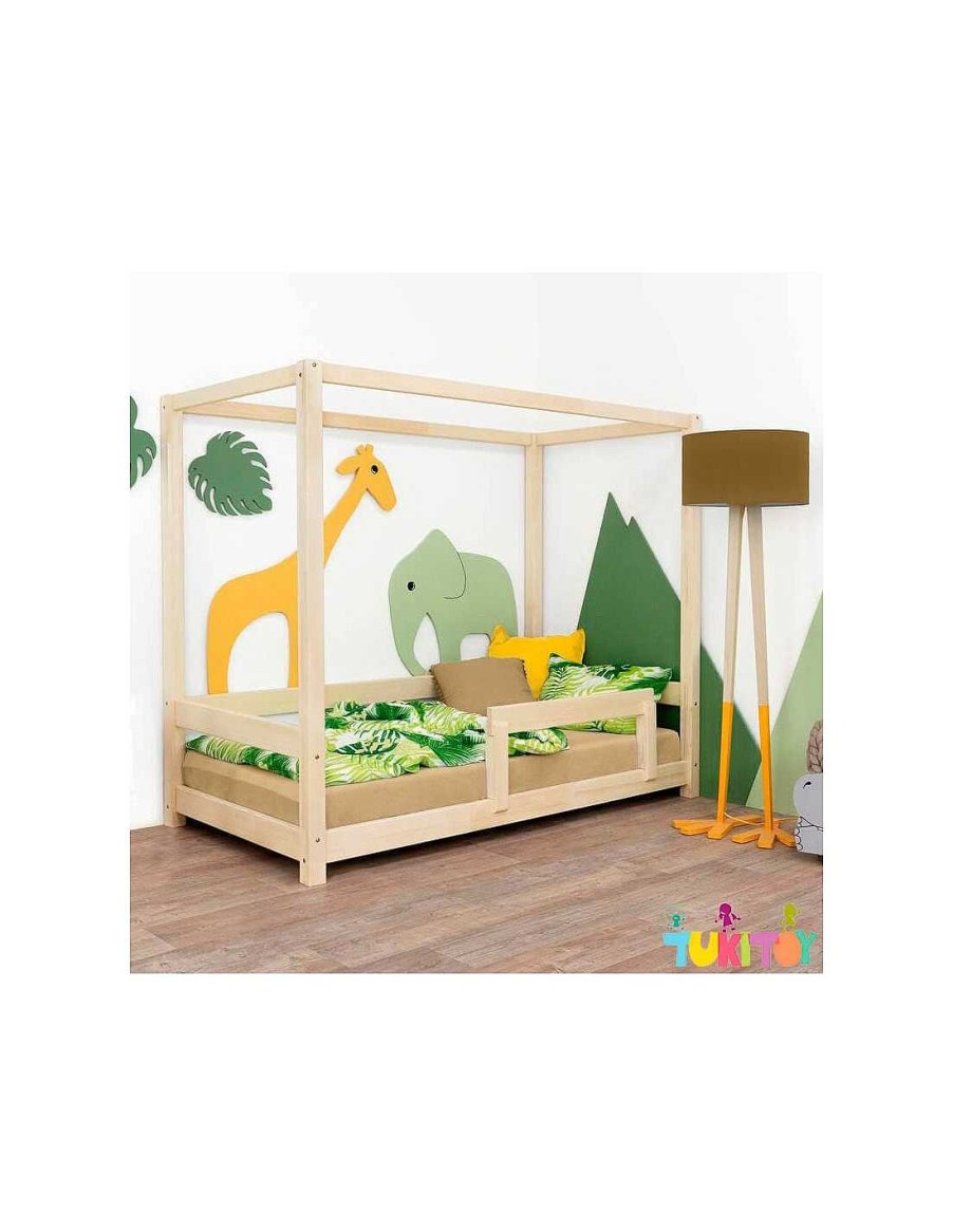 Mobiliario TukiToy | Cama Montessori Bunky Con Barrera De Seguridad