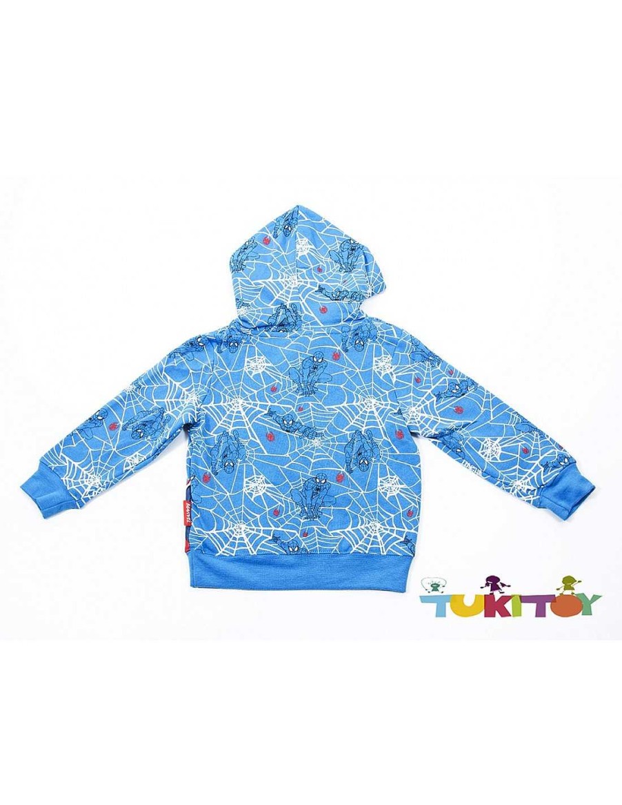 Para El Beb TukiToy | Sudadera Spiderman Azul Spiderman