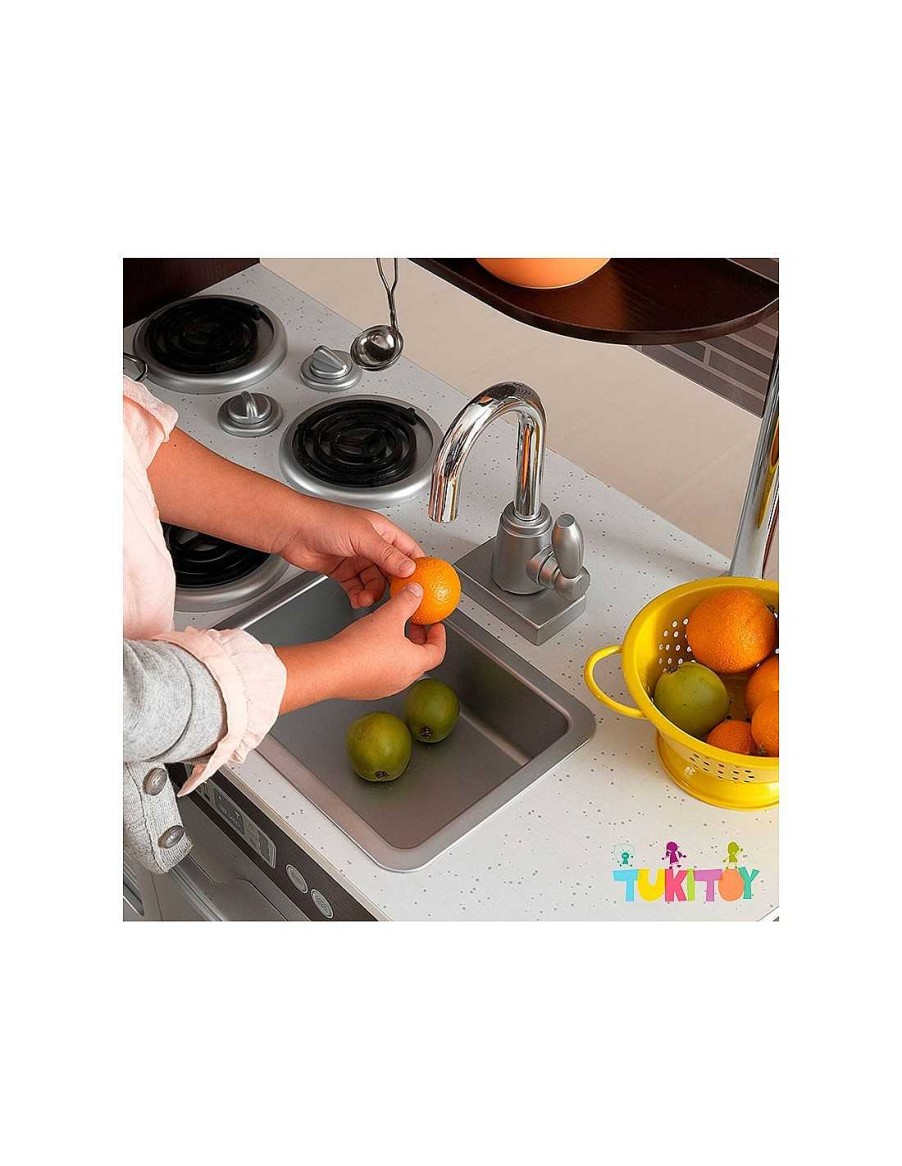 Juegos Y Juguetes Kidkraft Cocinitas De Madera | Cocina Uptown Espreso De Madera Kidkraft