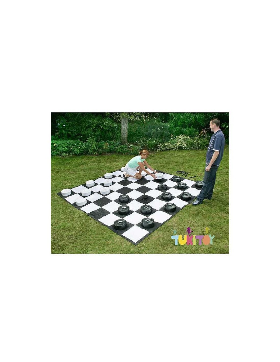 Juegos Aire Libre Masgames | Piezas Juego Damas Gigante Para Jard N