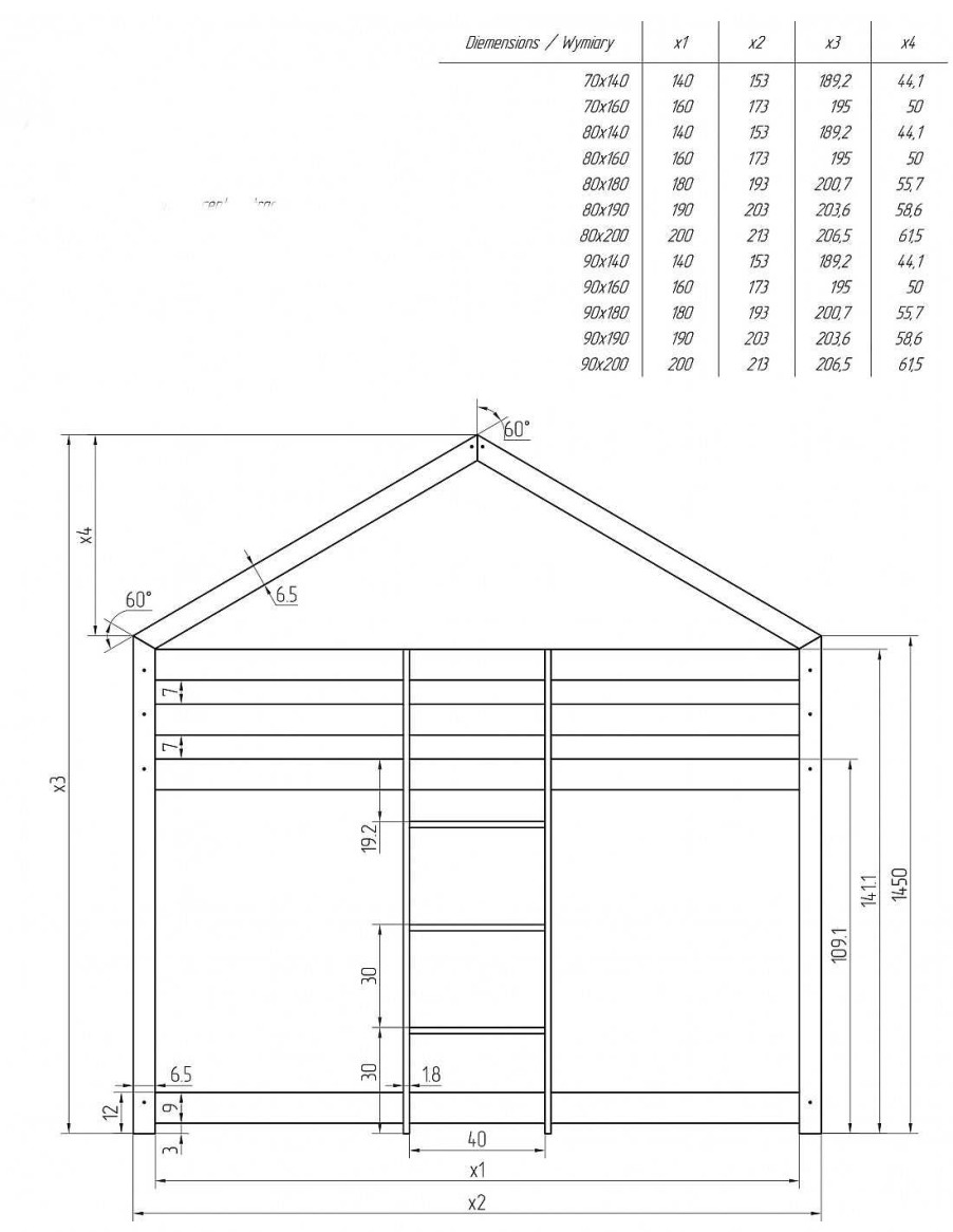 Mobiliario TukiToy | Litera Casita De Madera Navacerrada