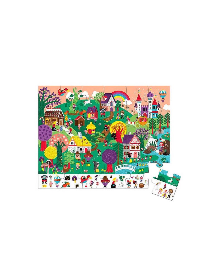 Juegos Y Juguetes Janod Puzzles | Puzle De Observaci N: Cuentos Infantiles Janod