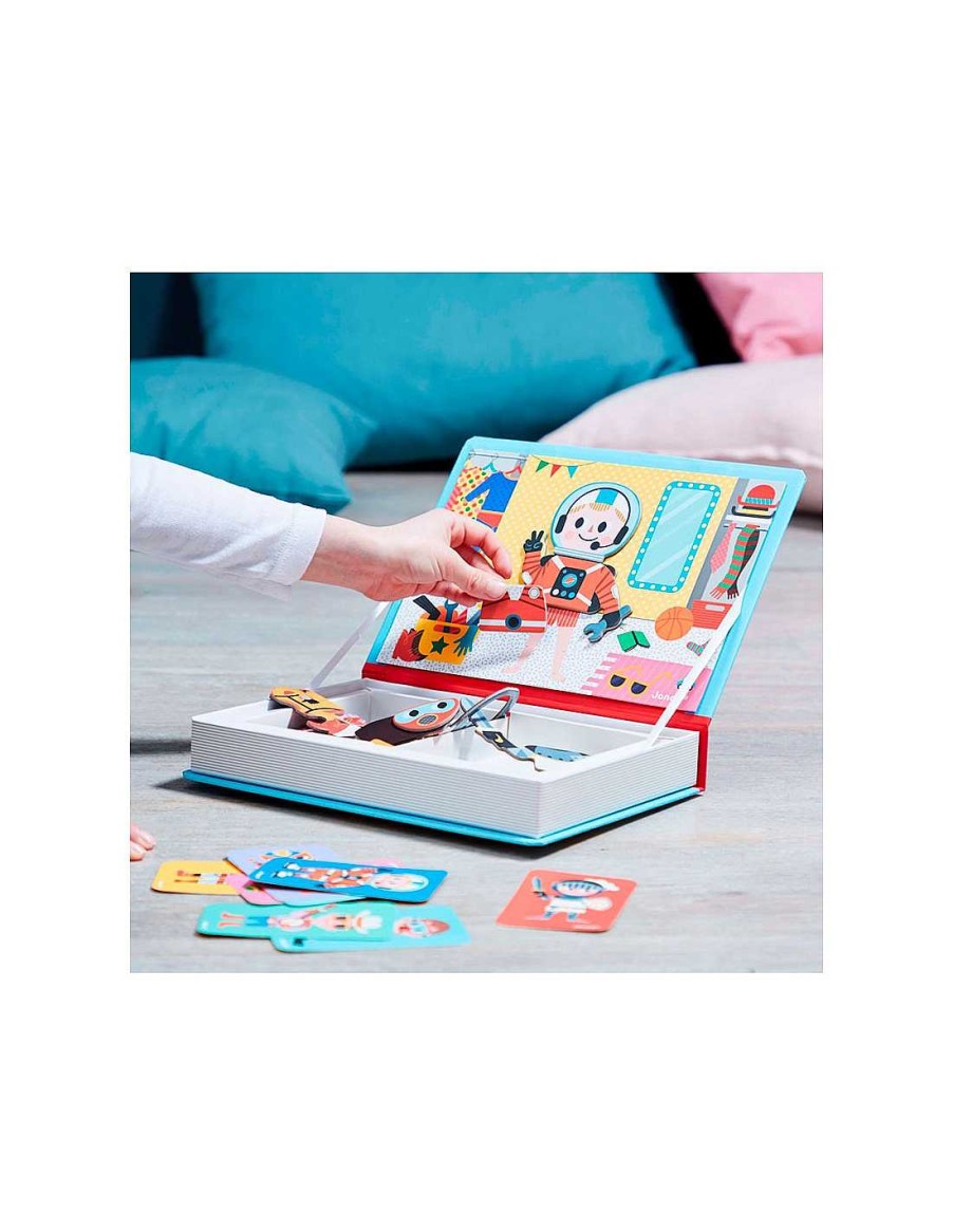 Juegos Y Juguetes Janod Puzzles | Magnetibook Disfraces De Personajes - Janod