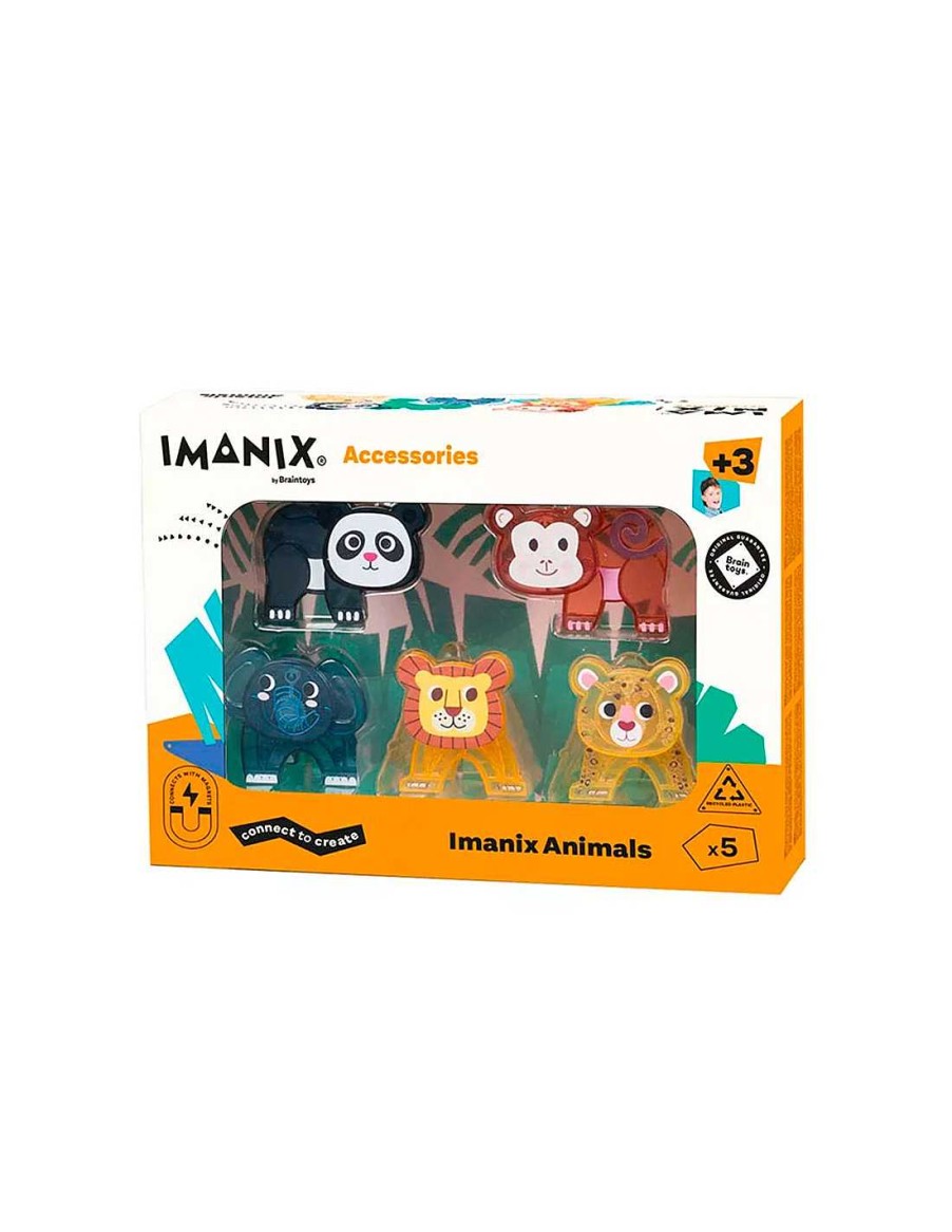 Juegos Y Juguetes Imanix de Braintoys Juguetes Magn Ticos | Imanix Imanimals Wild Jungle - Braintoys