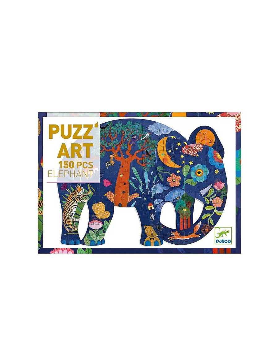 Juegos Y Juguetes Djeco Puzzles | Puzle Art Elefante Djeco