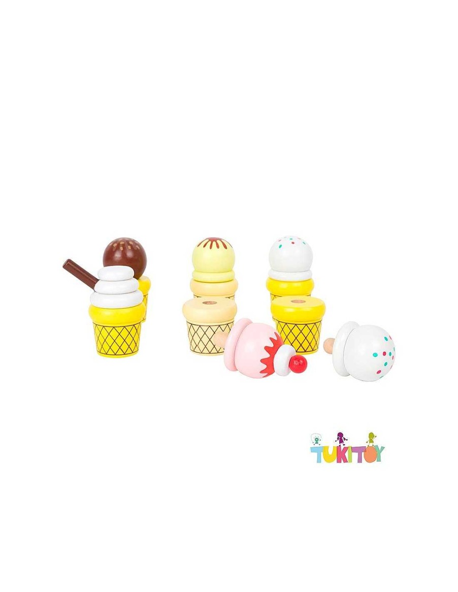 Juegos Y Juguetes Legler Accesorios Cocinitas | Carrito De Helado Legler