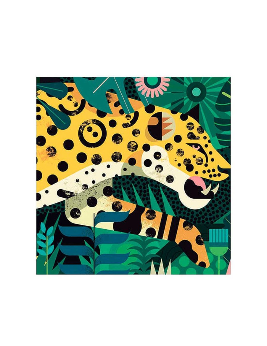 Juegos Y Juguetes Djeco Puzzles | Puzle Galer A: Leopardo 1000 Piezas Djeco