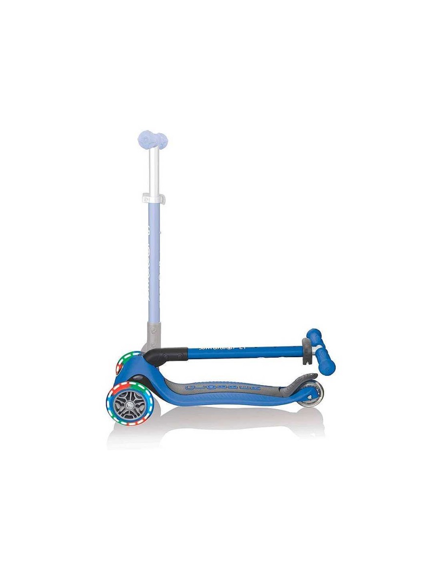 Juegos Y Juguetes Globber | Patinete Globber Primo Foldable Lights Azul