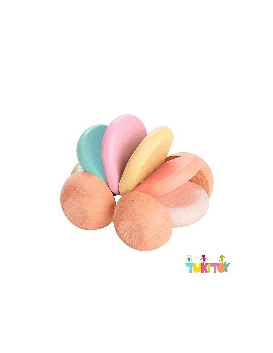 Juegos Y Juguetes PlanToys Veh Culos Y Animales | Coche Flexible De Madera Colores Pastel Plan Toys