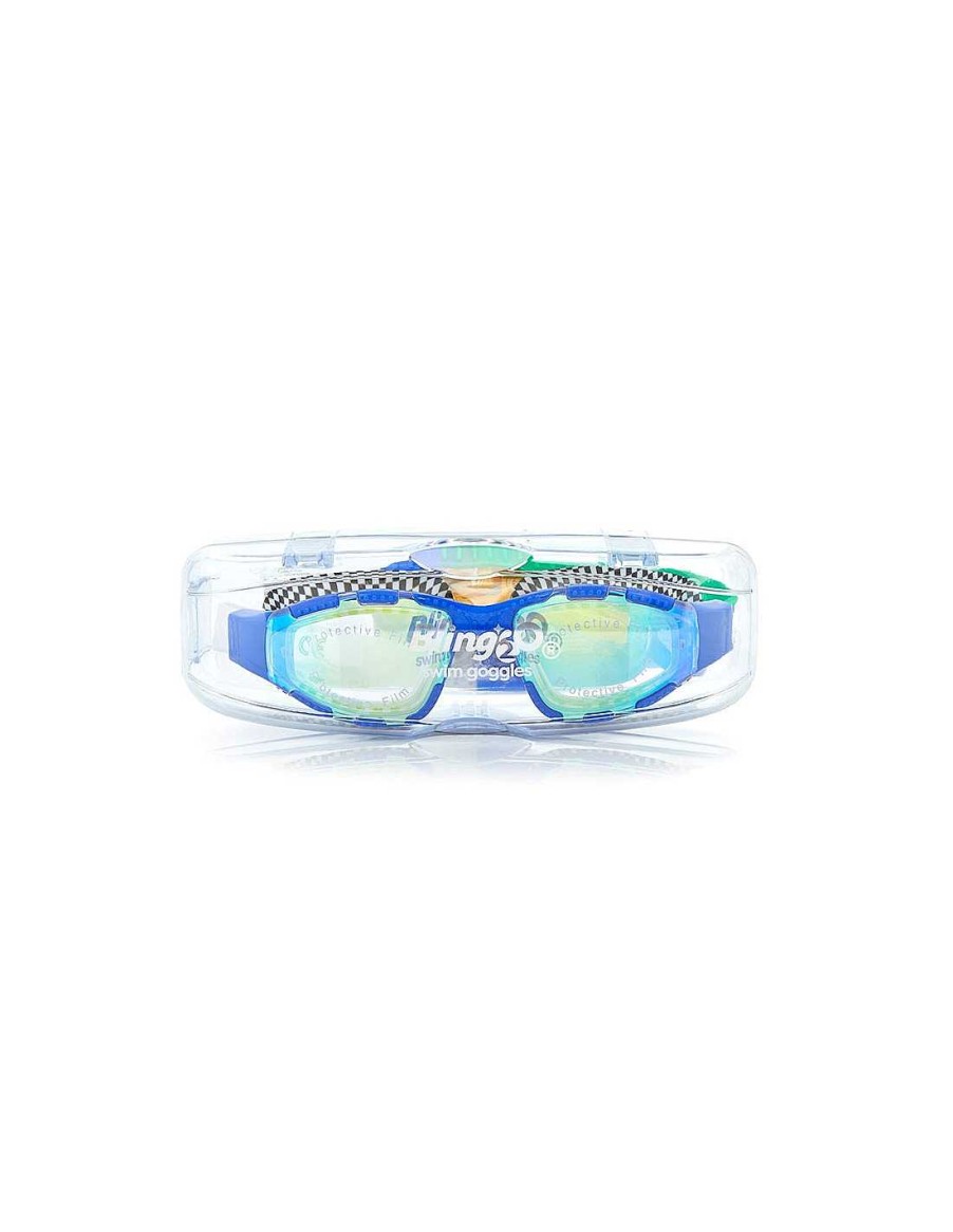 Juegos Y Juguetes Bling2o | Gafas De Nataci N: Street Vibe Back Stroke Blue - Bling2O