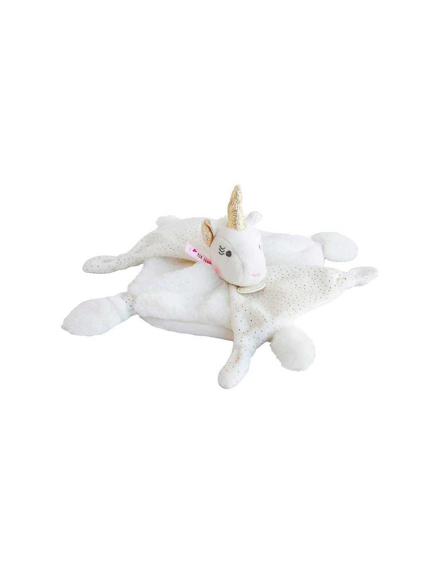 Juegos Y Juguetes Doudou Et Compagnie Mu Ecas Y Peluches | Doudou Unicorn O Dorado - Doudou Et Compagnie