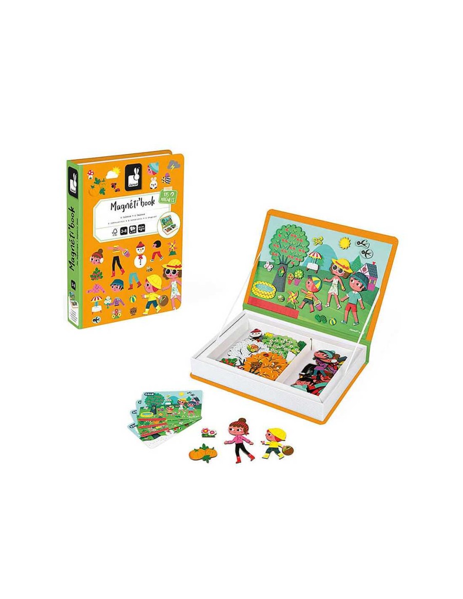 Juegos Y Juguetes Janod Puzzles | Magnetibook Las 4 Estaciones - Janod