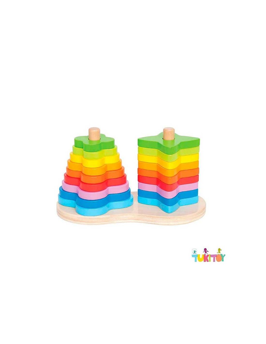 Juegos Y Juguetes Hape Juguetes Educativos Para Beb S | Juego Apilable Arco Iris - Hape