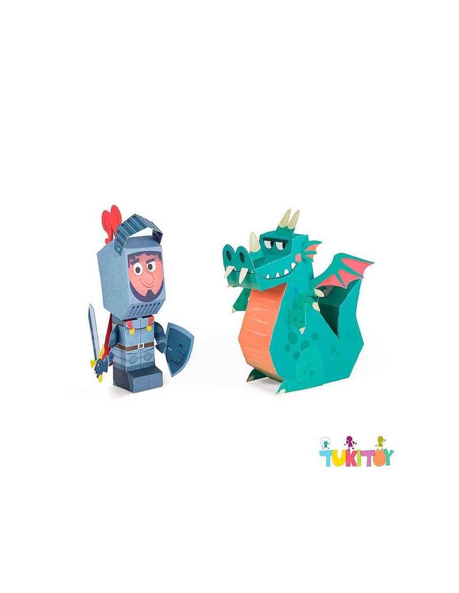 Juegos Y Juguetes Janod | Malet N Manualidades 6 Figuritas Paper Toys Janod