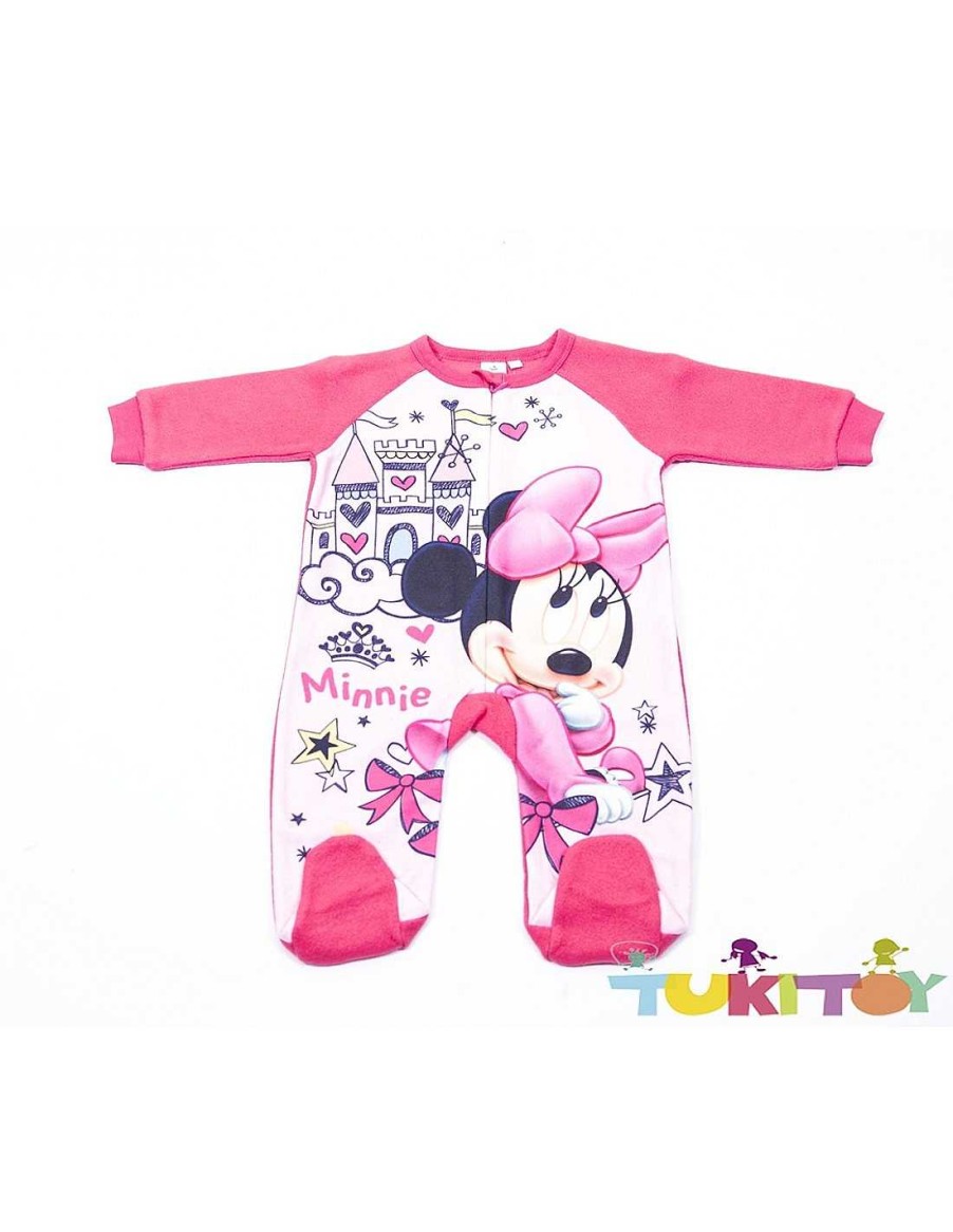 Para El Beb TukiToy | Pelele Pijama Polar Minnie Mouse