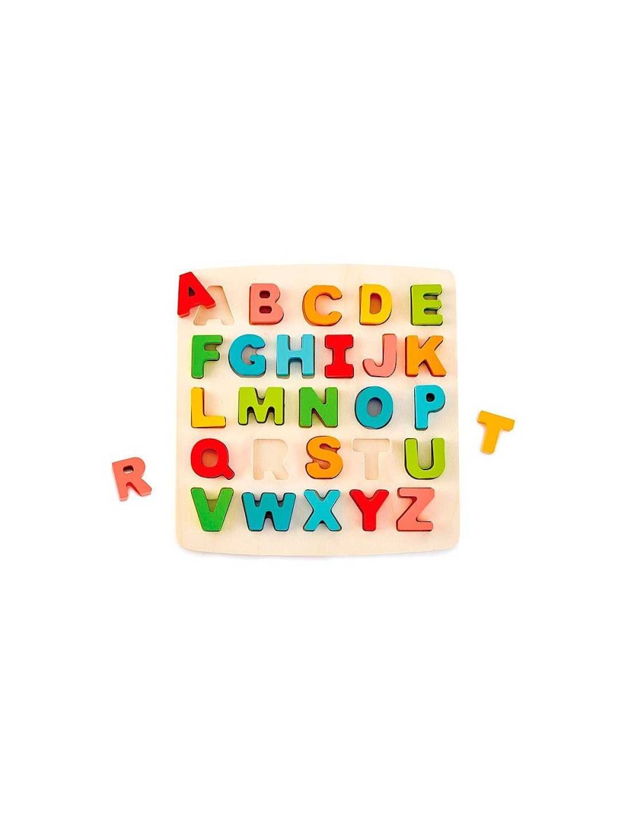 Juegos Y Juguetes Hape Puzzles | Puzle Encajable Alfabeto May Sculas Hape