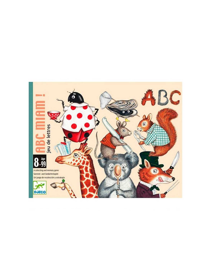 Juegos Y Juguetes Djeco Juegos Matem Ticos | Juego De Cartas: Abc Miam Djeco